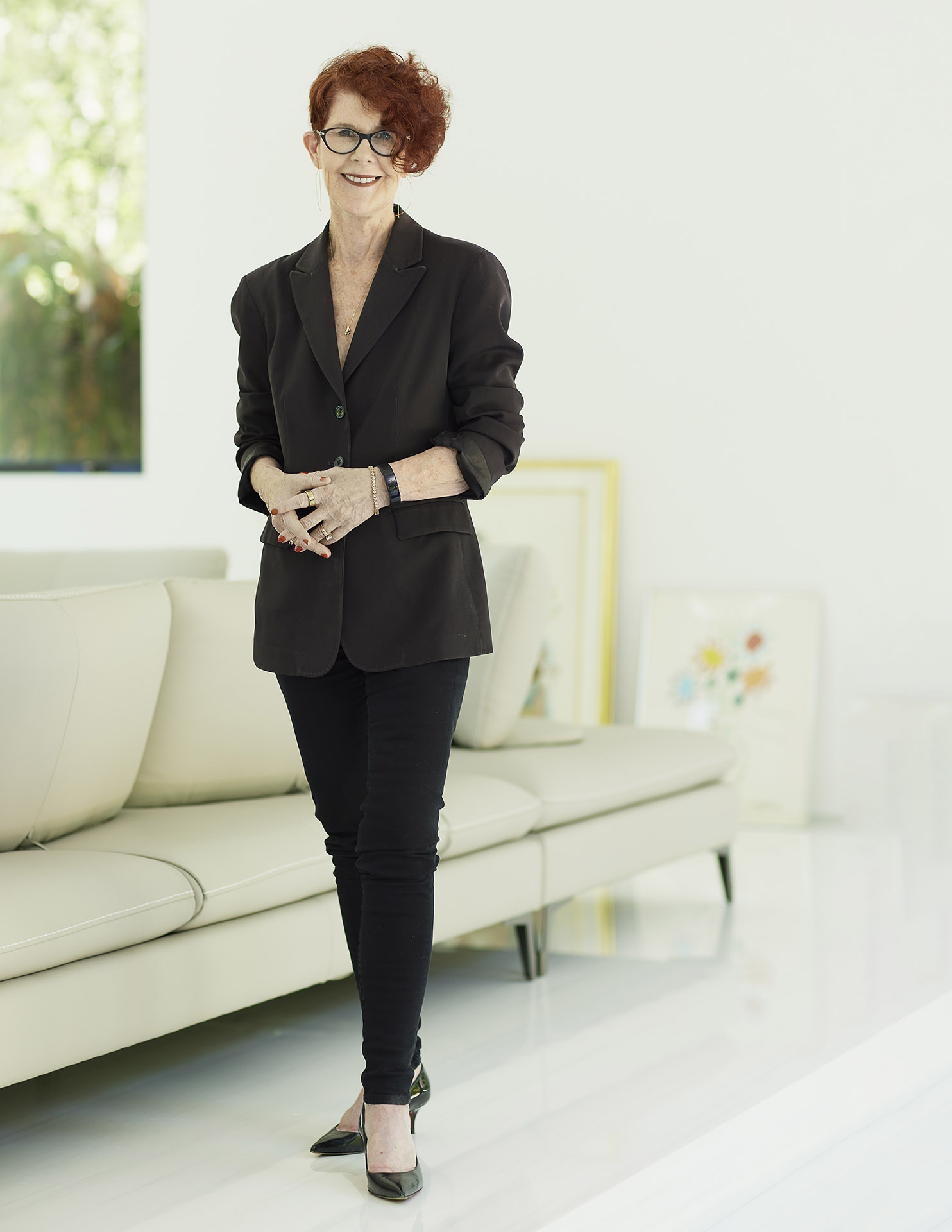 Dr. Barbara Coffey photographed at her home in Miami, Fl.